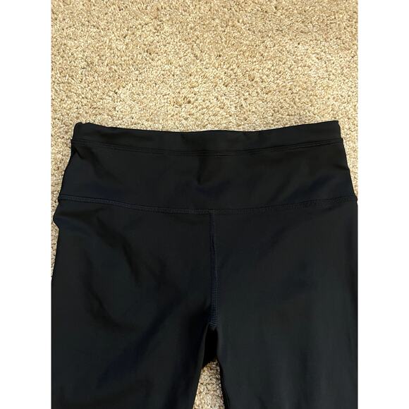 Athleta Women’s Accelerate Crop Leggings Size Small Black High-Rise Capri Pants - Picture 1 of 9